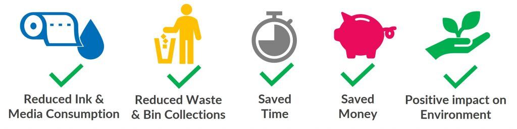 Reduce print wastage