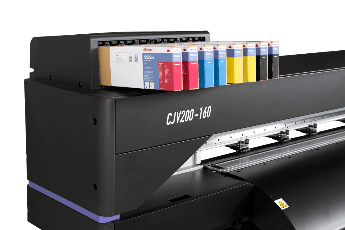 A mimaki cjv150 printer. 