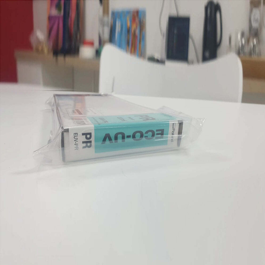 A Roland ECOUV primer that enhances adhesion on a difficult surface. 