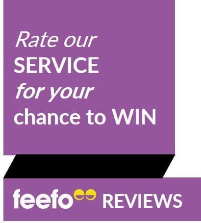 Rate our service in June for your chance to WIN