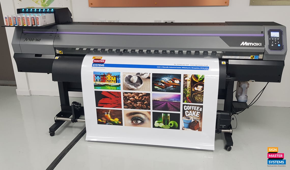 The Mimaki JV100-160 A Powerhouse Print Only machine!