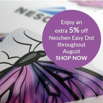 Enjoy an extra 5% off Neschen Easy Dot throughout August