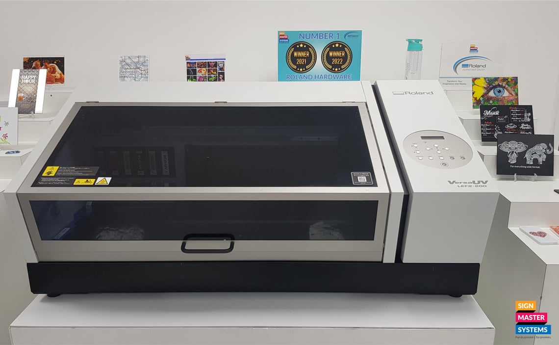 Roland LEF2 Desktop UV Printer is perfect for Personalised Products