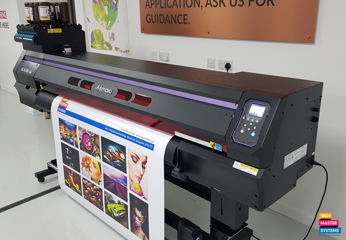 The Mimaki UCJV300-160 Roll-to-Roll UV Print and Cut Machine