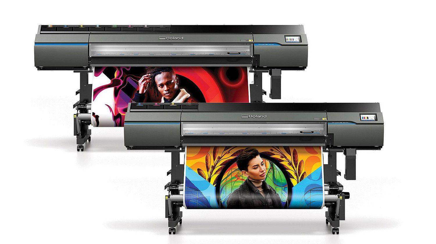 Roland SG3 vs VG3 vs XG-640 printers comparison showcasing wide format printing performance and production output quality. 