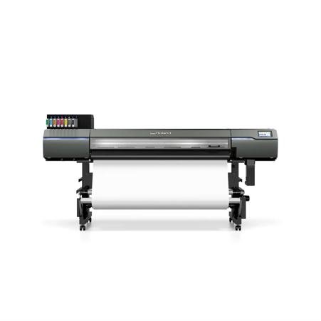Roland XP-640 wide format printer for high-volume sticker and label production. 