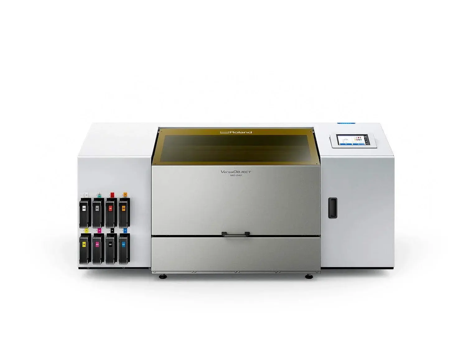 Roland VersaOBJECT MO-240 desktop UV printer from the Roland MO Series 