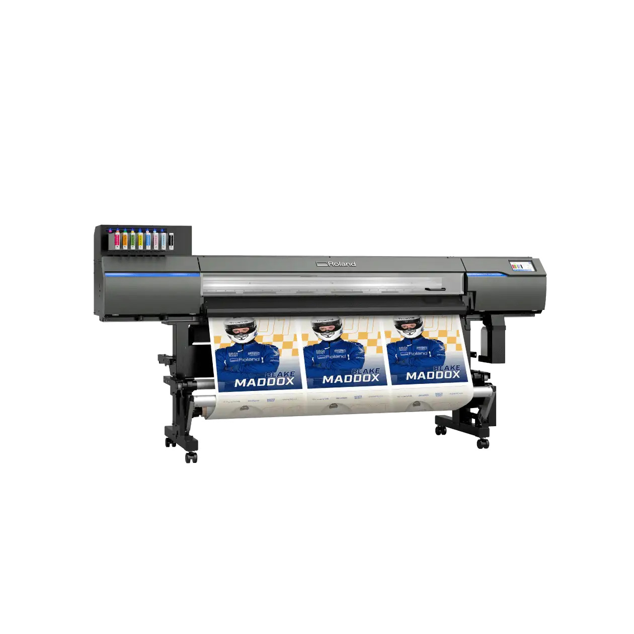 Roland TrueVIS XG-640 wide-format printer producing high-quality printed graphics for professional sign and print businesses. 